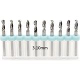 Mikro Karbür Pcb Matkap Ucu Metal Cnc Sondaj 10LU Set 3.10MM - Altın