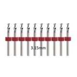 Mikro Karbür PCB Matkap Ucu Metal CNC Sondaj 10lu Set 3.15mm