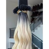 Mikro Kaynak Jakarta 0.8 Gr) Koyu Küllü Ombre 50 Adet 70 Cm Yeni Nesil Kaynak Saç Mk718