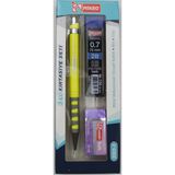 Mikro Kırtasiye Okul Seti Versatil 3 Lü 0,7 ( Kalem+Silgi+Uç) MK-3003-3 - Sarı