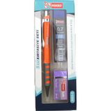 Mikro Kırtasiye Okul Seti Versatil 3 Lü 0,7 ( Kalem+Silgi+Uç) MK-3003-3 - Turuncu