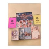 Mikro Kırtasiye Seti Bloknot Ve Sticker Defter