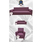 Mikro Lastikli Kaymaz Elastik Koruyucu Giydirme Koltuk Örtüsü - Gülkurusu - 3+2+1 (3 Parça Set) - 10 x 10 cm - Gül Kurusu