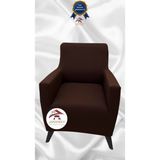 Mikro Lastikli Kaymaz Elastik Koruyucu Giydirme Koltuk Örtüsü - Kahverengi - Tekli (1 Parça) - 10 x 10 cm