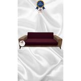 Mikro Lastikli Kaymaz Elastik Koruyucu Kolsuz Koltuk Örtüsü - Bordo - 3'lü Set (1 Parça) - 10 x 10 cm