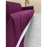 Mikro Lastikli Kaymaz Elastik Koruyucu Kolsuz Koltuk Örtüsü - Fuşya - 3+3+1+1 (4 Parça Set) - 10 x 10 cm