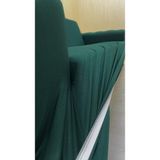 Mikro Lastikli Kaymaz Elastik Koruyucu Kolsuz Koltuk Örtüsü - Zümrüt Yeşili - 3+2+1+1 (4 Parça Set) - 10 x 10 cm