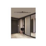Mikro Light Project Modern Tavan Koridor Aydınlatması Çubuk Samsung Ledli Siyah Günışığı Lineer Avize Armatür Üçlü