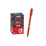 Mikro M-40 Ofis Tipi Tükenmez Kalem Kırmızı 1.0 Mm- 50 Adet