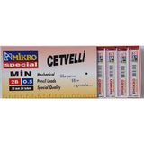Mikro M-750 0.5 mm Cetvelli 24'lü Kurşun Kalem Ucu