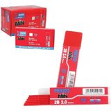 Mikro M-928 2x90 mm Kırmızı Kurşun Kalem Ucu