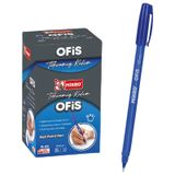 Mikro Mavi Ofis Tipi Tükenmez Kalem 50 Adet Ball Pointpen Mavi