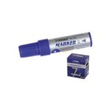 Mikro Mikro Mr-6007 Jumbo Permanent Markör Koli Kalemi Kesik Uç 7Mm Mavi Mavi