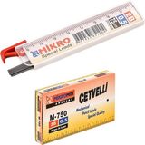 Mikro Min 0.5 mm Cetvelli Kalem Ucu 75 mm Mikro Uç - standart - Siyah