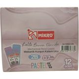 Mikro Min Versatil Kalem Ucu 0.7 mm 60MM Pastel (12 Tüp) M-1260CR - Yok