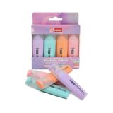 Mikro Mini Fosforlu Kalem Seti Pastel Renkler 4Lu