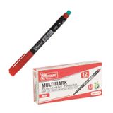 Mikro MK-419 Cd-Dvd Kalemi Asetat Kalemi M Kırmızı 12 Li MK-419-MK (1 Paket 12 Adet)
