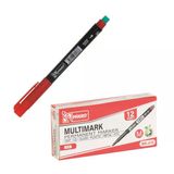 Mikro Mk-419 Cd-Dvd Kalemi Asetat Kalemi M Kırmızı 12 Li Mk-419-Mk (12 Li Paket)