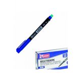Mikro MK-419 S Permanent Marker Silgili CD Kalemi 12'li Mavi