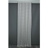 Mikro Model Gri Renk Tek Kanat Pileli Fon Perde 75*260 Cm