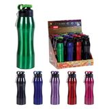 mikro mt 2627-12 750ml çelik matara karışık renklerde 1 adet - Yok