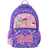 Mikro Muggle MU-6870 Ice Cream Mor Okul Çantası - Standart - Çok Renkli