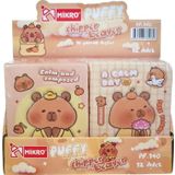 Mikro Not Defteri Puffy Cipper Beaver Pf-140 (Karışık Renk 1 Adet)
