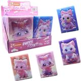 Mikro Not Defteri Puffy Cute Cat Pf-120 (Karışık Renk 1 Adet)