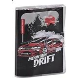 Mikro NT-110 Speed Cars Pvc Kapaklı Cırtlı Çizgili Not Defteri - Karma - 1 Adet