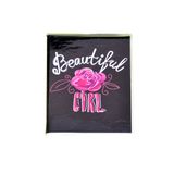 Mikro NT-206 Bloknot Çizgili Beatiful Girl Siyah A7 Defter