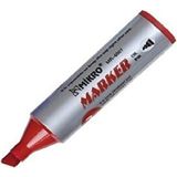 Mikro Permanent Markör Marker Kesik Uçlu Koli Kalemi Kırmızı 7 mm MR-6010 1 Adet