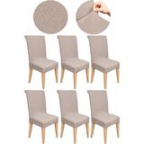 Mikro Petek Kumaş Likralı Lastikli Tüylenmez 6'lı Sandalye Kılıfı Kaliteli Sandalye Örtüsü - 0,6 x 19 x 29 cm