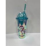 Mikro Pipetli Bardak Matara 450 750 ml - PM-2014 CUTE UNICORN PİPETLİ BARDAK MATARA 450 ML