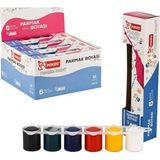 Mikro Pm-6 Parmak Boyası 25 ml 6 Renk - Çok Renkli - 25 x 5 - Sıvı