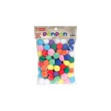 Mikro Ponpon 20Mm 100'lü Renkli Pnc-20 Modeli Yumuşak Malzeme Sanatsal Malzemeler