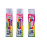 Mikro Rainbow 3 Adet 60 mm 2b 0.7 Uç Renkli Kalem Ucu