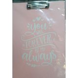 Mikro Sekreterlik St-30 Work Hark Dream Never Give Up Mor Renk Desenli Sekreterlik+Thinkbook A5 Renkli Çizgisiz Defter