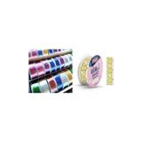 Mikro Selefon Bant Simli 1,8MX100CM 1213 (1 Adet Karışık Renk Desen)