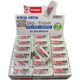 Mikro Silgi PVC İçermeyen 36 Adet İz Bırakmayan Silgi Paketi 3x1 cm Boyutunda