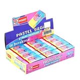 Mikro Silgi Renkli Soft Pastel 2B-24 - 10 Adet
