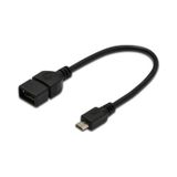 Mikro usb otg kablo 15 cm micro otg çevirici