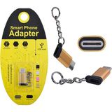 Mikro USB To Type C Dönüştürücü Çevirici Anahtarlıklı BAŞLIK-(5775)