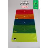 Mikro x Dekomus Rainbow Sort Collection 5 Adet Çıtçıt Dosya "Dekomus Cep Defteri Hediyeli"