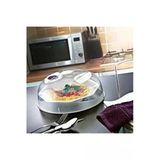 Mikrodalga Fırın Koruma Kapağı Küçük /24Cm Sa615 Plastik Beyaz