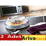 Mikrodalga Fırın Koruma Kapağı Saklama Kabı Koruyucu 2 Adet Şeffaf
