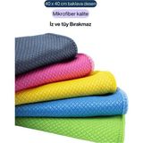 mikrofiber 5'li 40x40cm baklava desen klasik cam ve temizlik bezi, mikro fiber bez. gözlük cam bezi