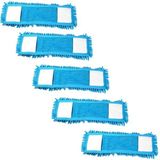 Mikrofiber 80 cm 5'li Islak Kuru Nemli Makarna Şönil Palet Tablet Mop Yedeği - Ahşap - Seçenek 1