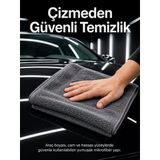 Mikrofiber Araç Temizlik Bezi 50X70 Cm Oto Yıkama Sonrası Kurulama Parlatma Bezi