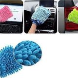 Mikrofiber Araç Yıkama Eldiveni Çizmez Oto Motorsiklet Bakım Süngeri Araba Temizleme Bezi Mop Havlu