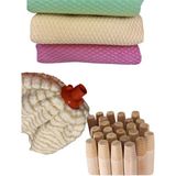 Mikrofiber Balkon Mop Gürgen Sap, Vilada Ucu, Kıl Kırıntı Toplamaz, Renkli ve Dayanıklı - Bej - Seçenek 1